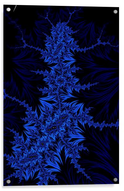 Blue Creeper Acrylic by Steve Purnell
