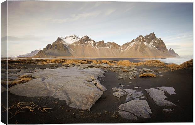 The Vestrahorn  Canvas Print by David Howes