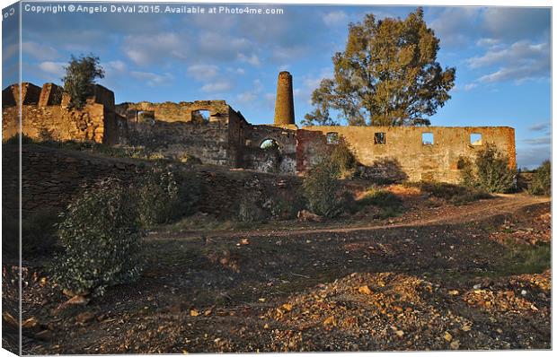 Abandoned industrial complex in Alentejo  Canvas Print by Angelo DeVal