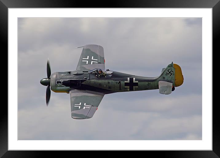 Focke Wulfe 190 butcher Bird Framed Mounted Print by Oxon Images