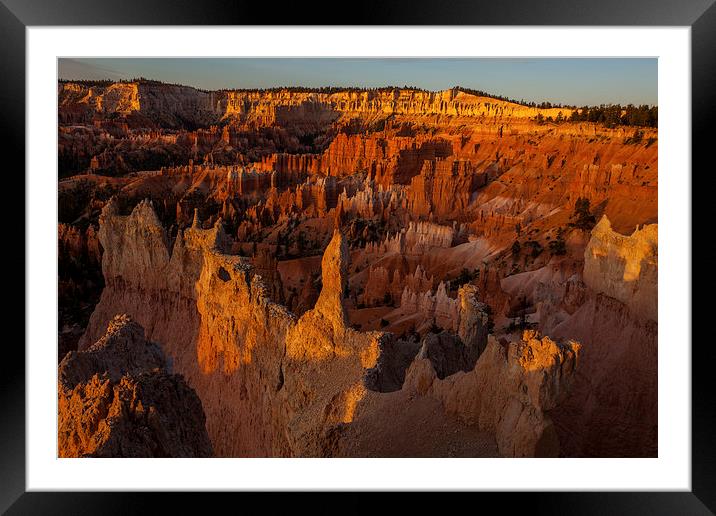 Sunrise at Bryce Canyon Framed Mounted Print by Thomas Schaeffer