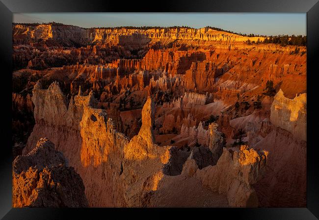 Sunrise at Bryce Canyon Framed Print by Thomas Schaeffer