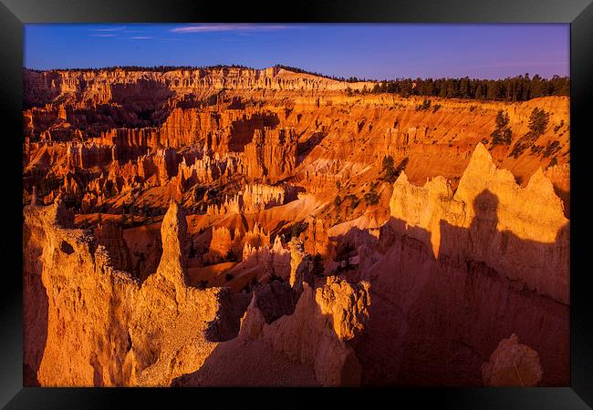 Sunrise at Bryce Canyon Framed Print by Thomas Schaeffer