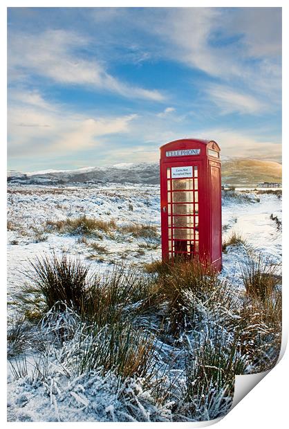 Forgotten Phone Box Print by Jim kernan