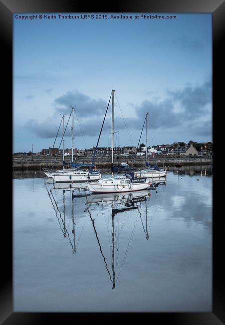 Fisherrow Harbour Framed Print by Keith Thorburn EFIAP/b