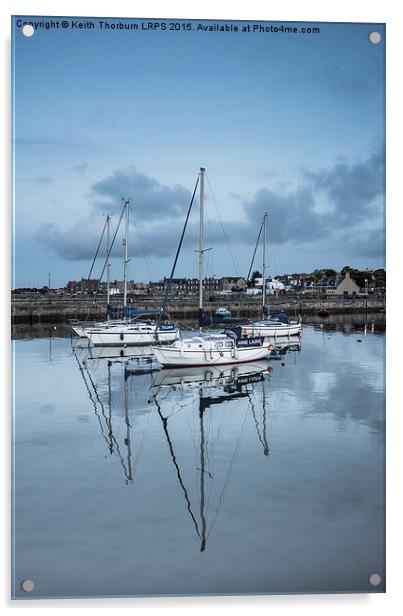 Fisherrow Harbour Acrylic by Keith Thorburn EFIAP/b