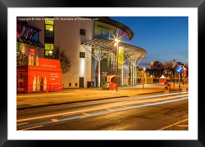  Twickenham stadium home of the 2015 world cup Framed Mounted Print by mike cooper