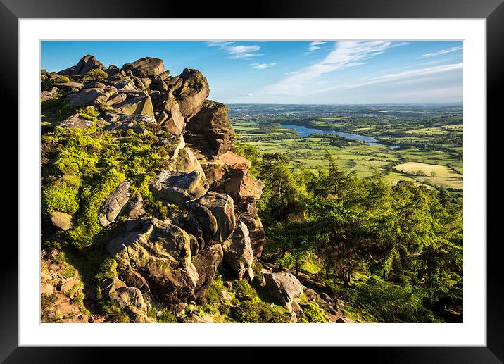  The Roaches, Staffordshire, England Framed Mounted Print by Andrew Kearton