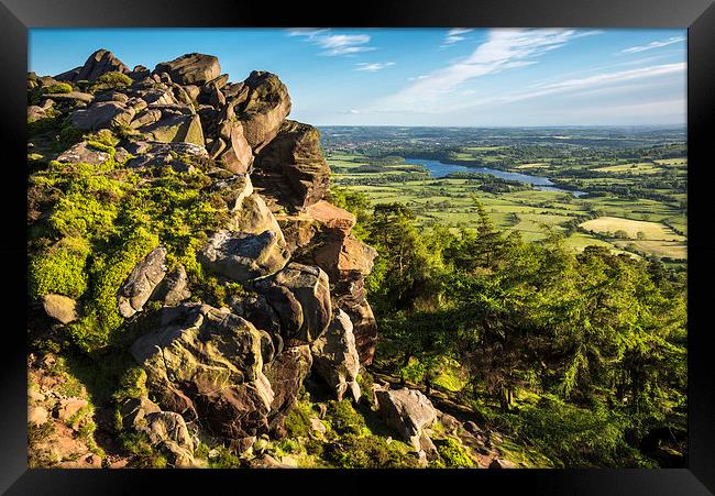  The Roaches, Staffordshire, England Framed Print by Andrew Kearton