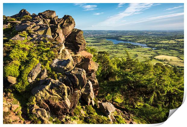  The Roaches, Staffordshire, England Print by Andrew Kearton