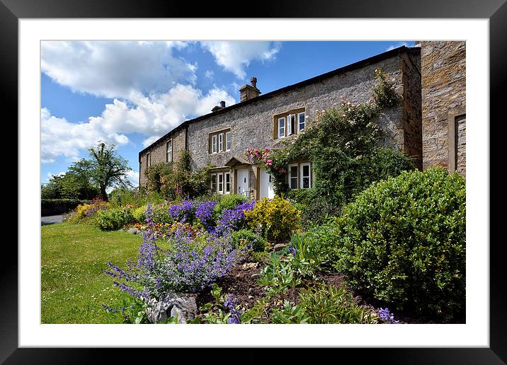 English Country Cottage Framed Mounted Print by Gary Kenyon