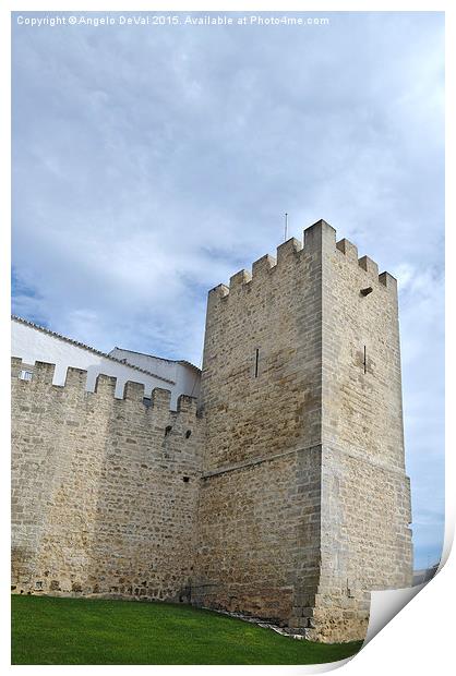 Medieval Castle Tower in Loule  Print by Angelo DeVal