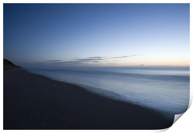 Blackwater beach at dawn, County Wexford, Ireland. Print by Ian Middleton