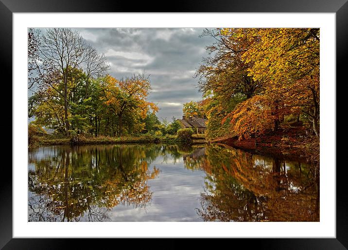 Bentley Brook Mill Pond  Framed Mounted Print by Darren Galpin
