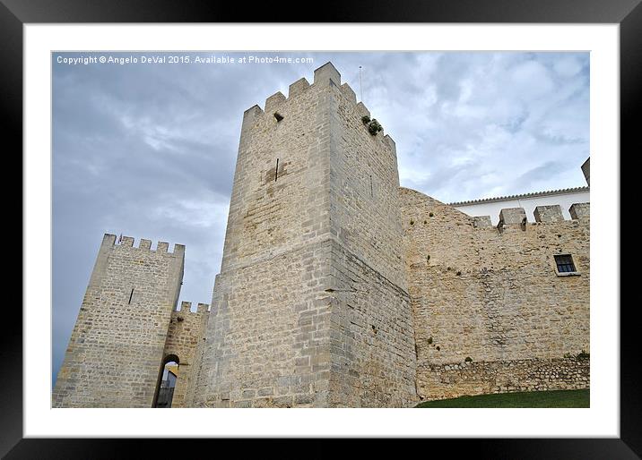 Medieval Castle of Loule  Framed Mounted Print by Angelo DeVal