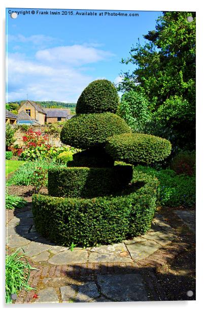  Cotswolds example of Topiary work Acrylic by Frank Irwin
