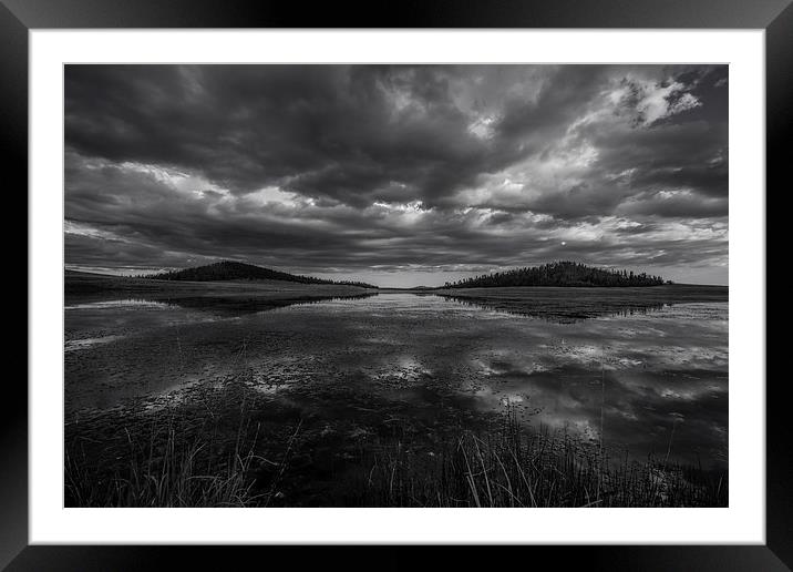  Lake Reflections Framed Mounted Print by Chris Pickett