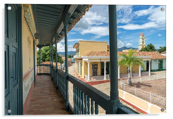 Trinidad City - Cuba Acrylic by Gail Johnson