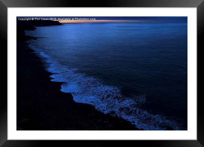  Froth on the shore Framed Mounted Print by Phil Crean