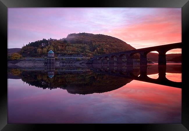  Sunrise in the Elan Valley Framed Print by Stephen Taylor