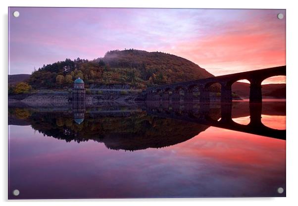  Sunrise in the Elan Valley Acrylic by Stephen Taylor