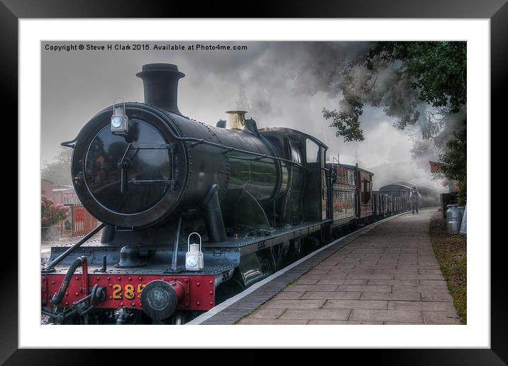 GWR Goods Train Framed Mounted Print by Steve H Clark