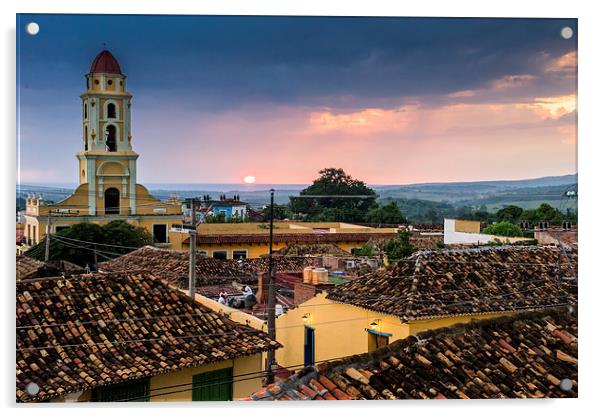 Trinidad City - Cuba Acrylic by Gail Johnson
