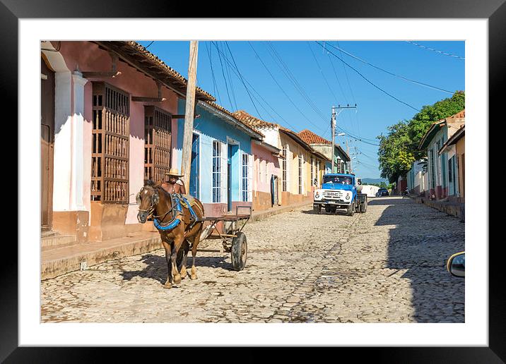 Trinidad City - Cuba  Framed Mounted Print by Gail Johnson