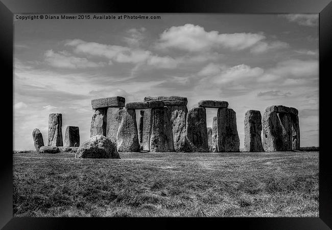  Stonehenge Framed Print by Diana Mower