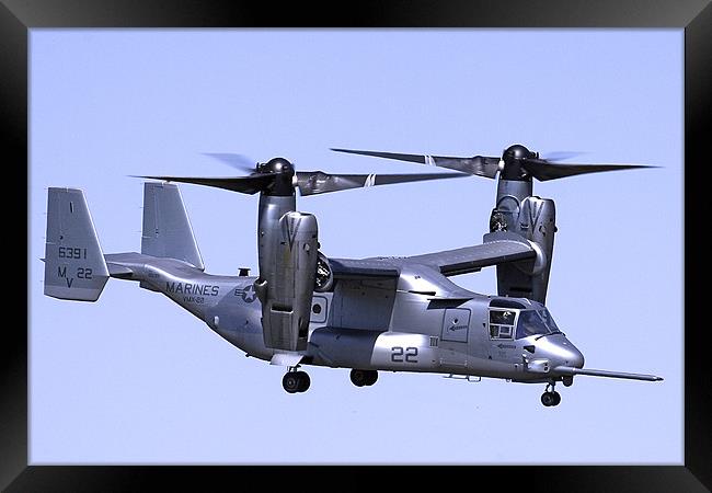 Bell Boeing Osprey Framed Print by Oxon Images