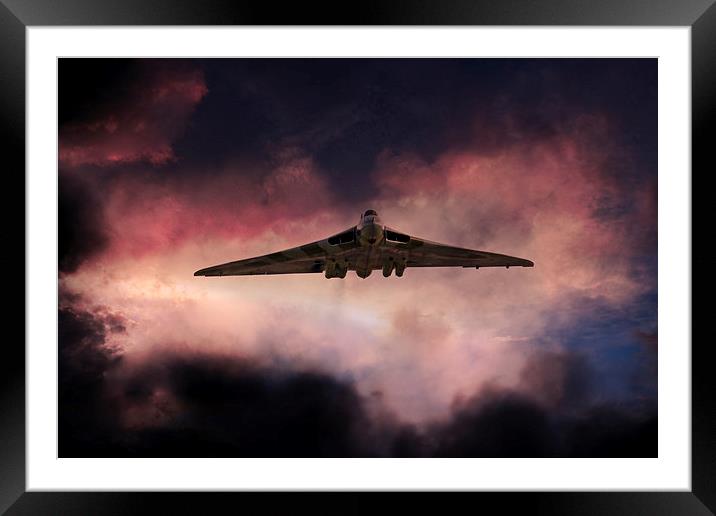 Vulcan Ghost Framed Mounted Print by J Biggadike