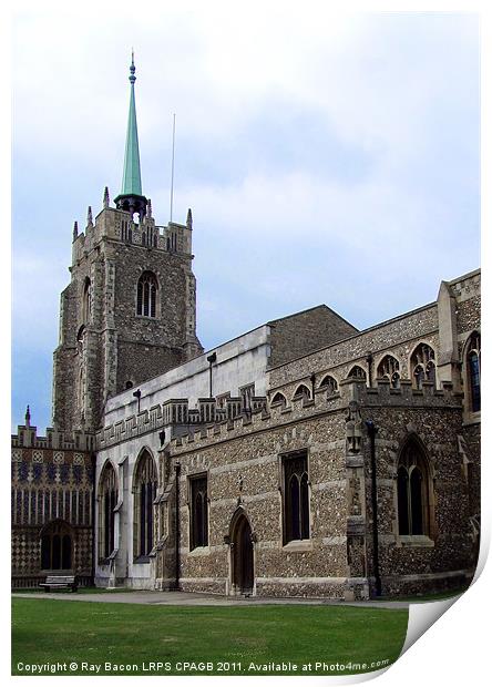 CHELMSFORD CATHEDRAL Print by Ray Bacon LRPS CPAGB