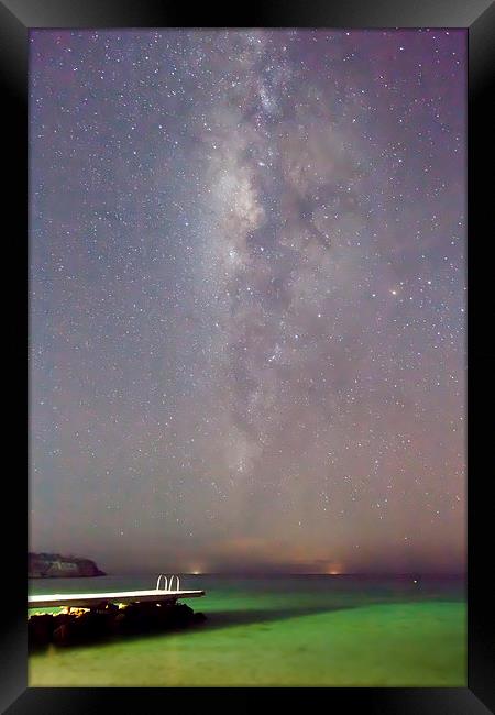  Milky Way Framed Print by Gail Johnson