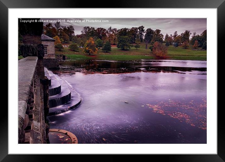  Autumn Fall Framed Mounted Print by richard sayer