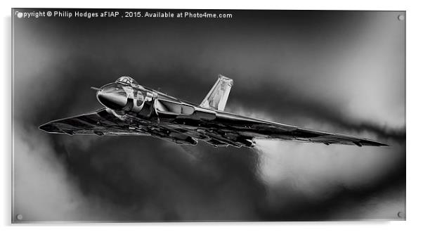  Vulcan B2 XH558 B/W Acrylic by Philip Hodges aFIAP ,