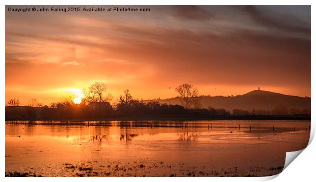  Avalon Sunrise Print by John Ealing