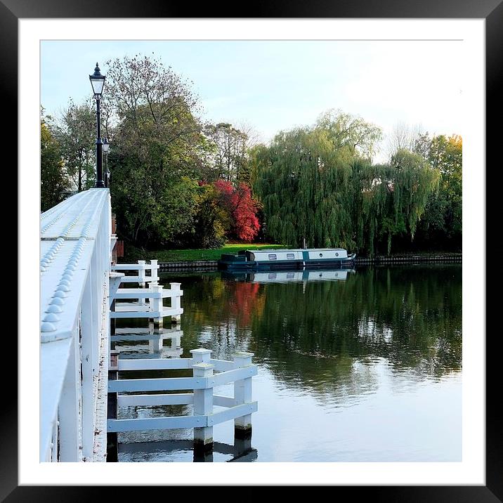  Whitchurch toll bridge Framed Mounted Print by Tony Bates