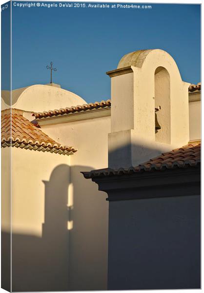 Chapel Architecture in Albufeira  Canvas Print by Angelo DeVal