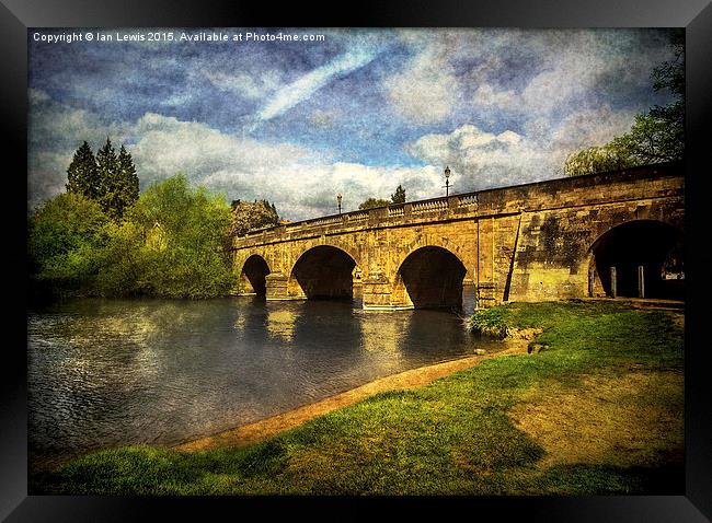  The Bridge At Wallingford Framed Print by Ian Lewis