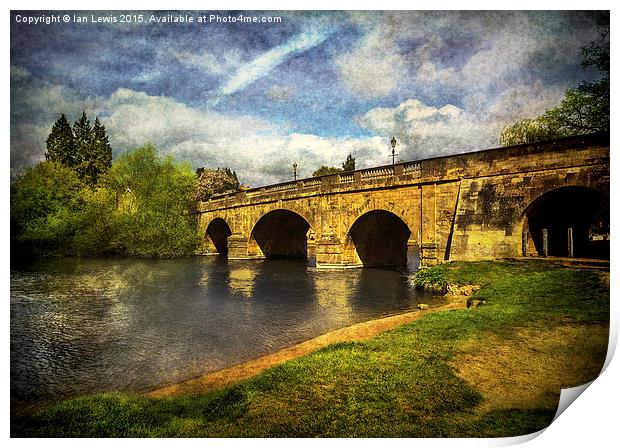  The Bridge At Wallingford Print by Ian Lewis