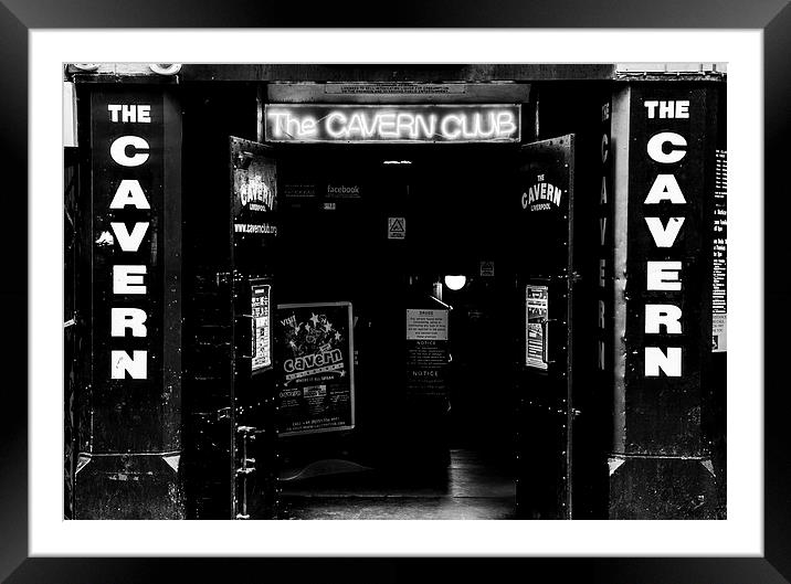  Liverpool, Cavern Club. Framed Mounted Print by Thomas Ritson