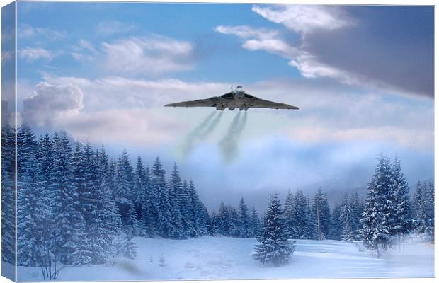 Cold War Bomber Canvas Print by J Biggadike