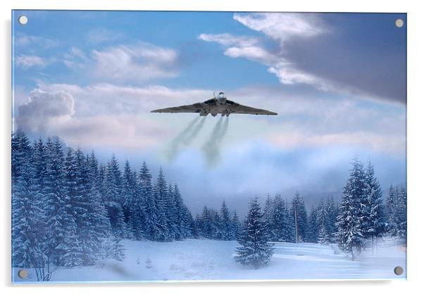 Cold War Bomber Acrylic by J Biggadike