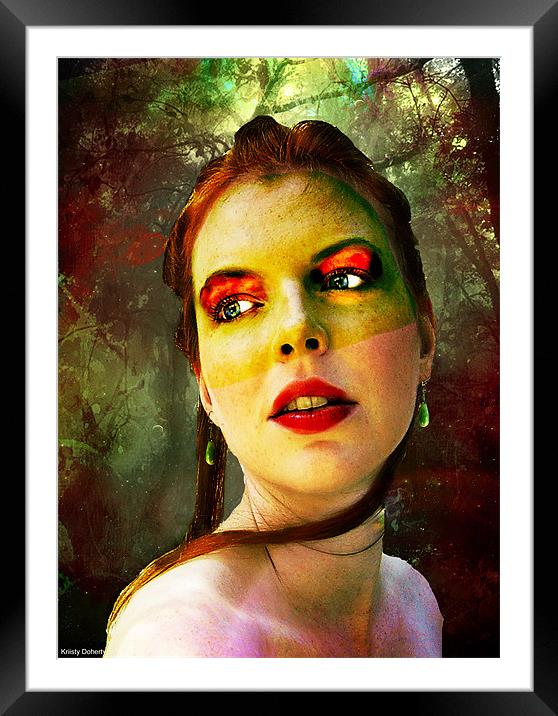 Glamourous Framed Mounted Print by kristy doherty