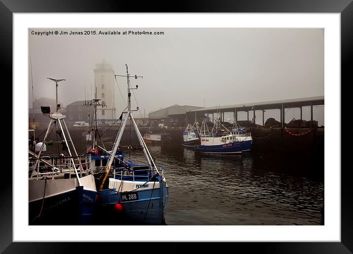  Fog on the Tyne Framed Mounted Print by Jim Jones