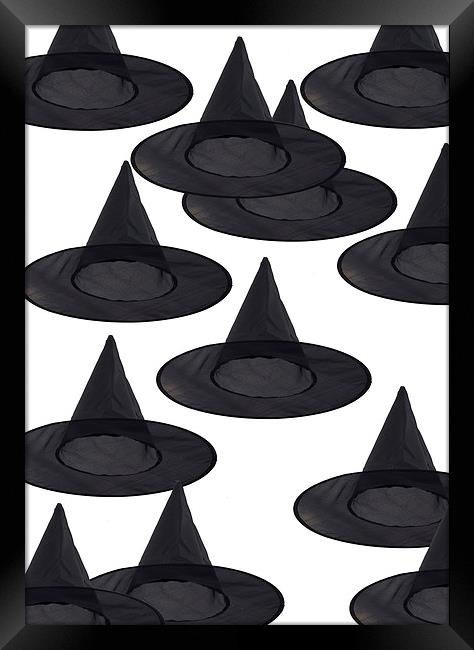 Witches Hats Framed Print by Victor Burnside