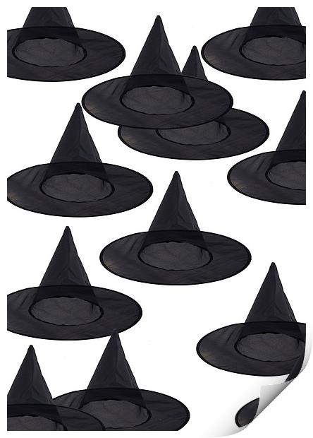 Witches Hats Print by Victor Burnside
