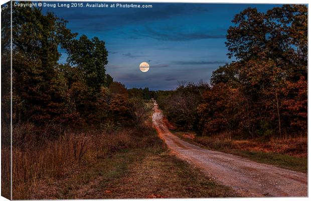 Country Road Canvas Print by Doug Long