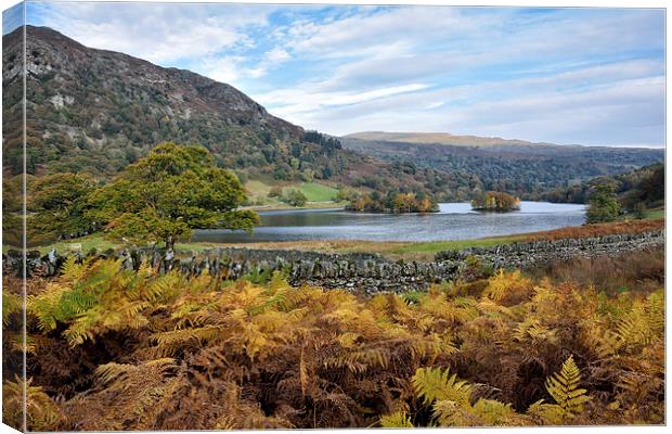 Autumnal Colours at Rydalwater Canvas Print by Gary Kenyon