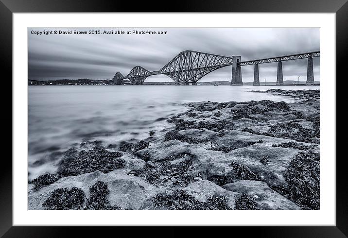 River Forth Framed Mounted Print by David Brown